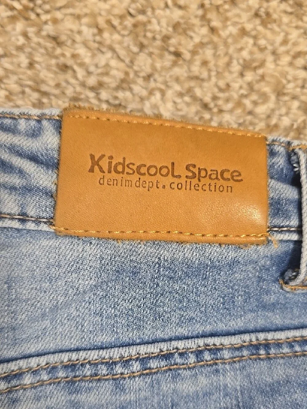 Light Blue Distressed Girl's Jeans